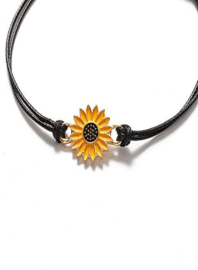 CSIYANJRY99 Back to School Mommy and Me Matching Bracelet Set - First Day of Kindergarten Pinky Promise Sunflower Bracelets - Image 5