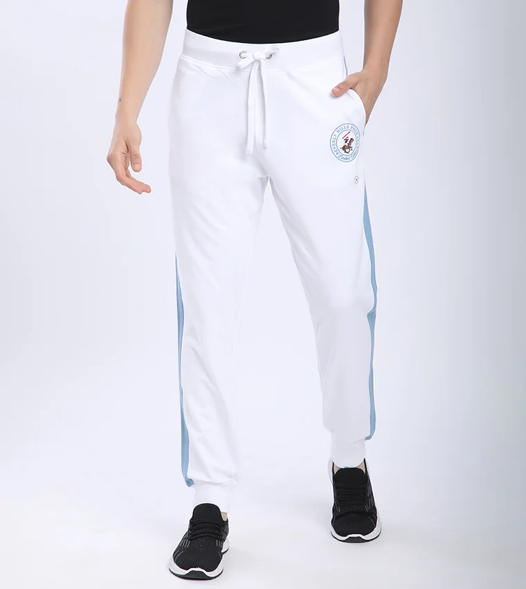 BEVERLY HILLS POLO CLUB Logo Detail Drawstring Waist Sweatpants