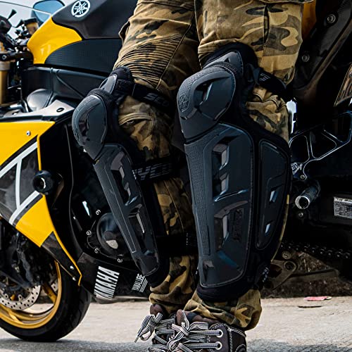 Scoyco Motorcycle Knee Guards for Men - CE Certified Motocross Knee and Elbow Pads Protection Armor with 360° Wing Design & Tri-Flex Hinge 45°-180° Anti-Slip 2-in-1 Adjustable Pads - Image 2