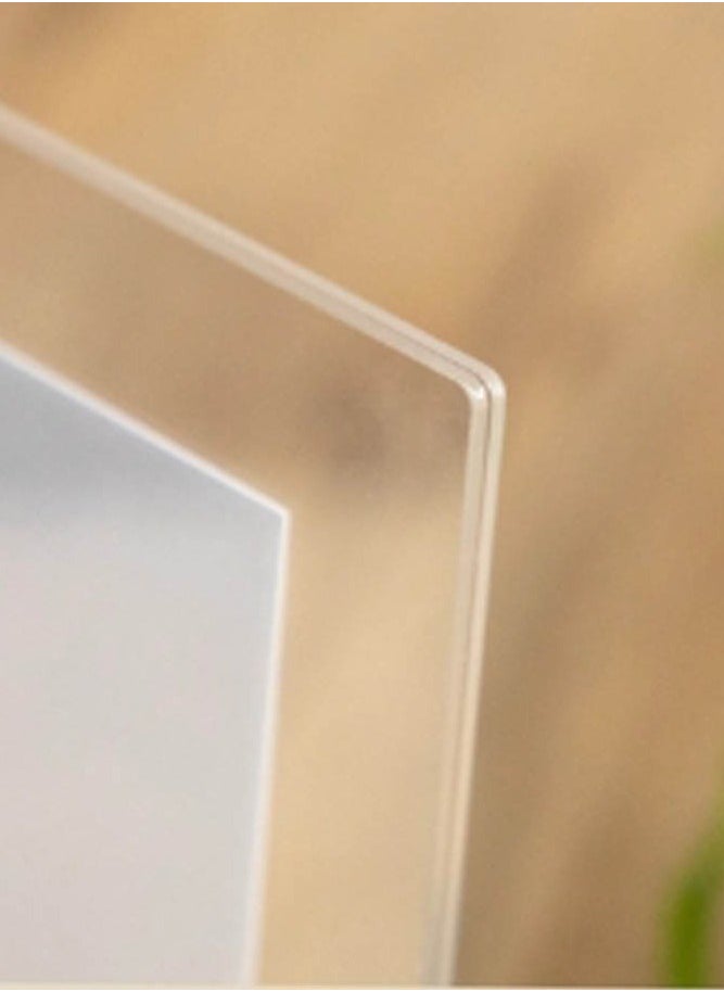 INSENSE 6" Solid Wood And Acrylic Picture Frame  - Image 4
