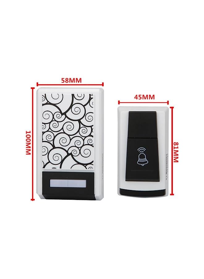 PROMASS promass 36 Tunes Wireless 100M Range Remote Control Home Gate Security Door Bell Waterproof Smart LED Doorbell Digital Single Receiver  - Image 2