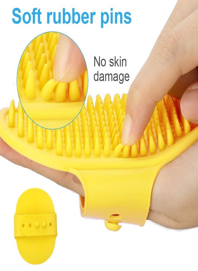 PETZLUV 5-in-1 Pet Grooming Kit – Dog & Cat Bathing Brush, Deshedding Glove, Nail Clipper with File & Rubber Scrubber – Professional Pet Care Set for Dogs & Cats - Pack of 5 - Image 4