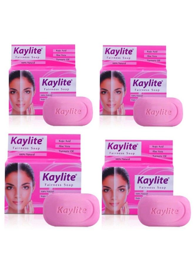 Kaylite Skin Whitening Soap 75 Gm Kojic Acid Aloe Vera & Turmeric Oil Soap (Soaps 4 Pc Set) - Image 2