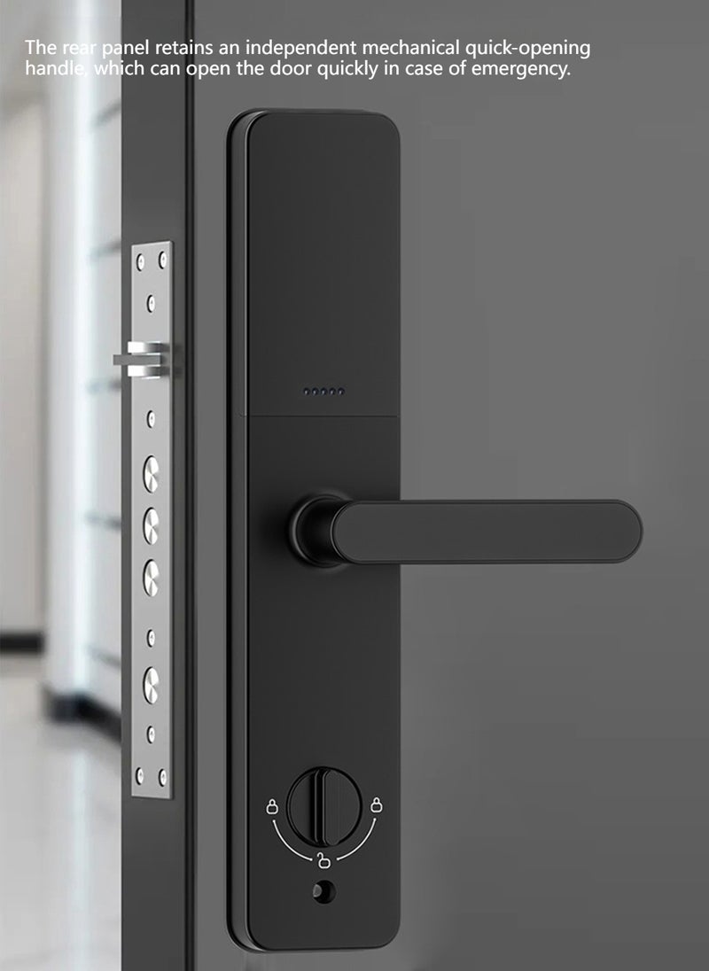 Sharpdo - Smart Lock, Smart Door Lock 7-in-1 Keyless Entry Door Lock, Fingerprint/ Key/ Password/ Bluetooth/ NFC Unlock/  TT LOCK - Image 1