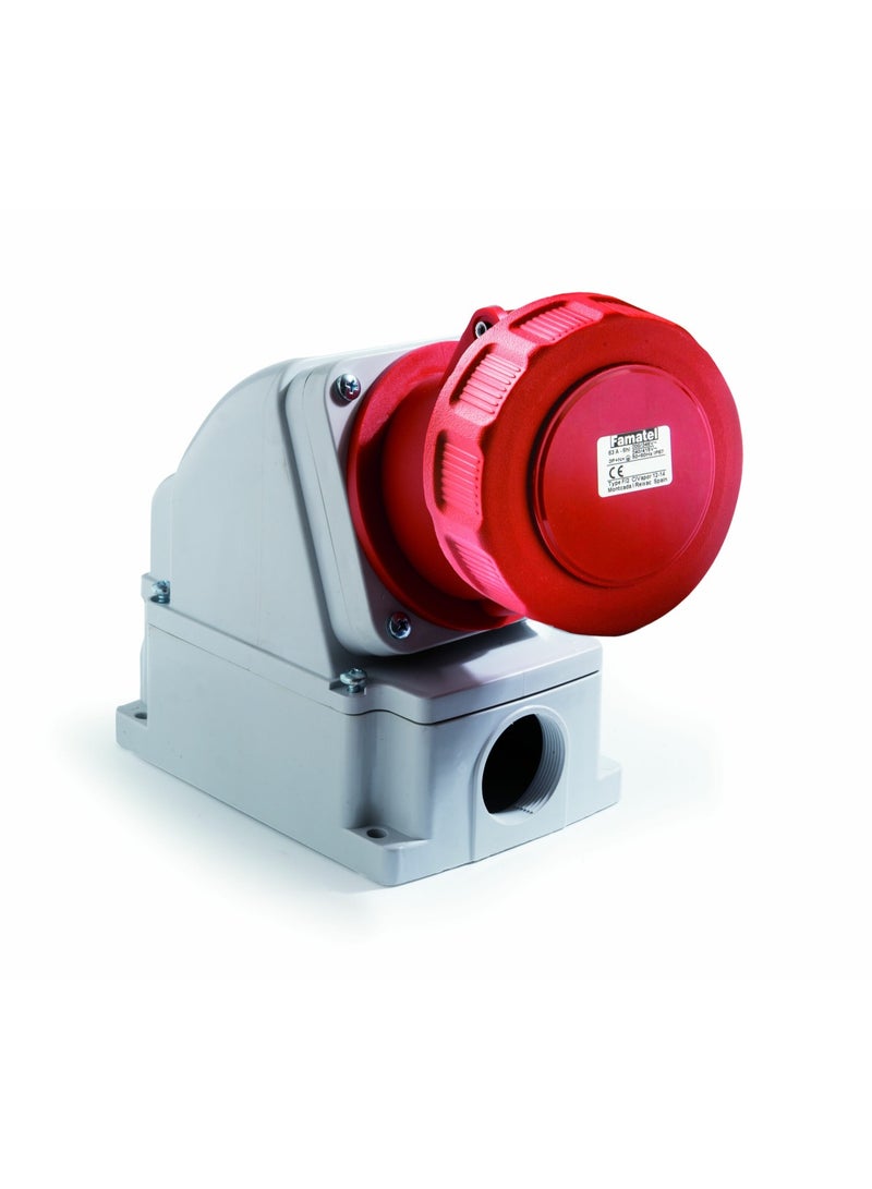 Famatel Wall Socket 400V 3P+E+N IP67 Allen Terminals (Amp - 16A / 32A / 63A / 125A)