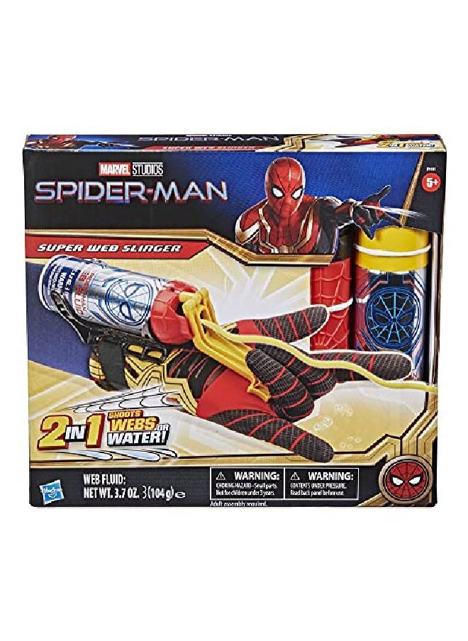 Spider-Man Spiderman Hasbro Marvel Super Web Slinger Roleplay Toy, Includes Web Fluid, 2In1 Shoots Webs Or Water, For Kids Ages 5 And Up  - Image 3