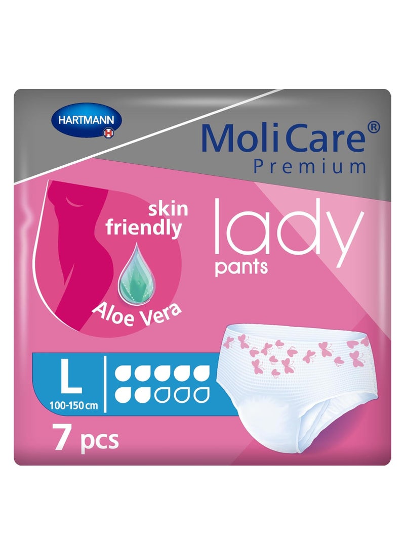 Molicare MoliCare Premium Lady Pants, Pants for women with light incontinence, Large, 7pcs 