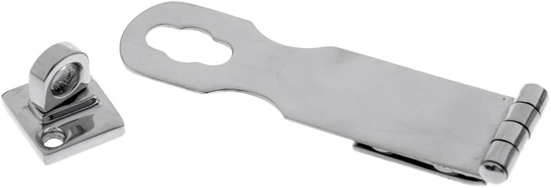 Heavy Duty Stainless Steel Swivel Locking Hasp and Staple Latch for Door Boat Caravan RV 92mm - Image 5