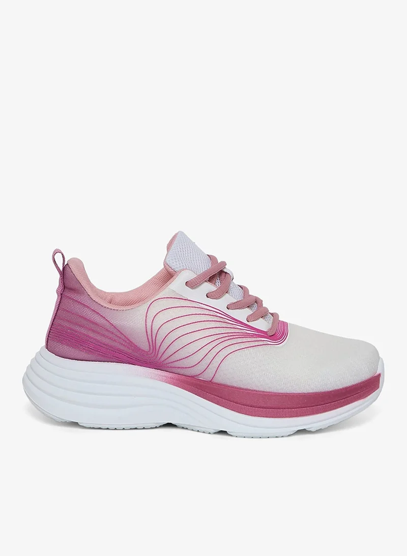 Geoomnii PINK GEOOMNII All-Day Comfort with Sports Shoes for Women – Breathable Mesh, Cushioned Insole, Lightweight Feel, Non-Slip Grip, Flexible Fit for Women | Best Price UAE