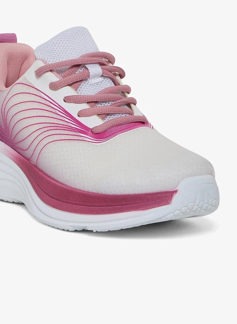 Geoomnii PINK GEOOMNII All-Day Comfort with Sports Shoes for Women – Breathable Mesh, Cushioned Insole, Lightweight Feel, Non-Slip Grip, Flexible Fit for Women | Best Price UAE