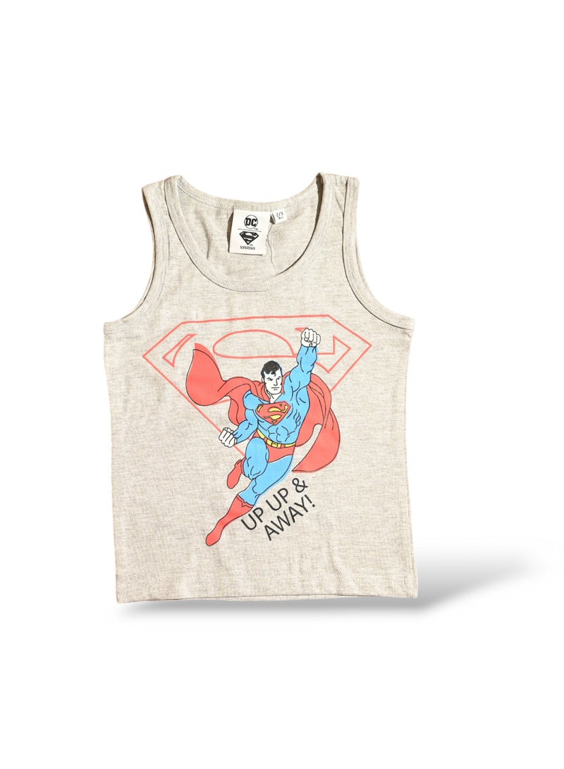 SUPERMAN SUPERMAN - ‬‪BOYS SLEEVELESS SHORT SET‬  - Image 2
