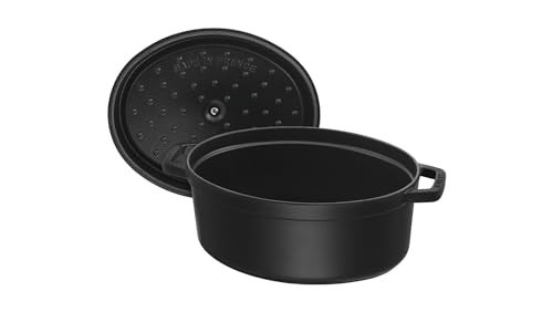 STAUB 40509-322-0 Cocotte Oval 33cm Black - Image 3