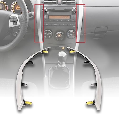 Getfarway شريط تغطية لوحة القيادة العلوية اليسرى واليمنى من Getfarway 55436-02330 55435-02370 متوافق مع تويوتا كورولا 2010 2011 2012 2013 - Image 1