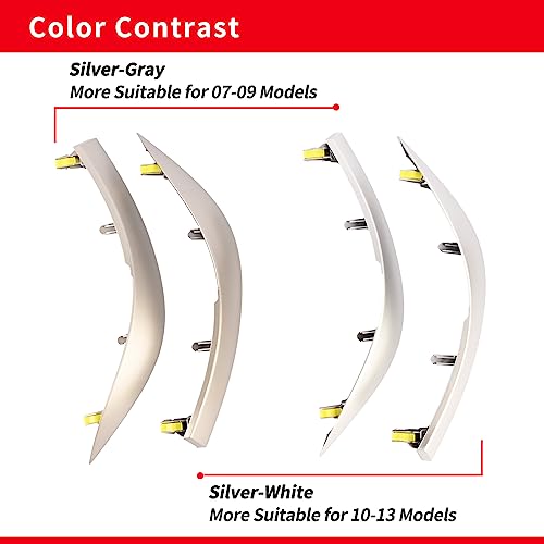 Getfarway شريط تغطية لوحة القيادة العلوية اليسرى واليمنى من Getfarway 55436-02330 55435-02370 متوافق مع تويوتا كورولا 2010 2011 2012 2013 - Image 3