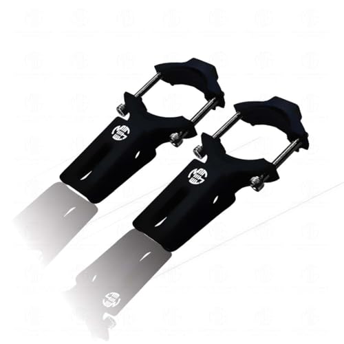 MOTO GENIUS 60MM Universal Fog Light Clamp for All Bikes | Durable Handlebar Mounting Solution (Pack of 2) - Image 5