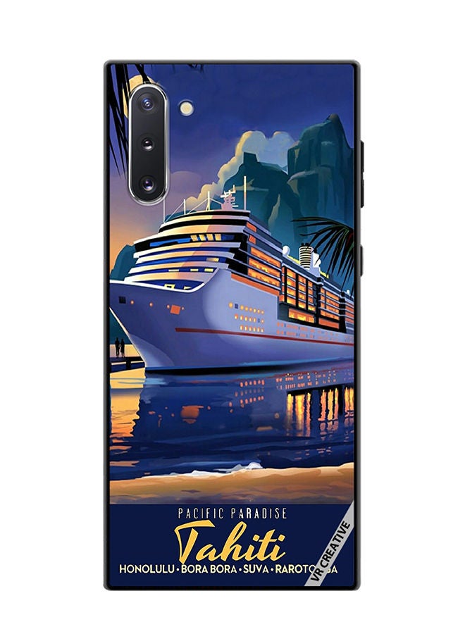 VR CREATIVE Protective Case Cover For Samsung Galaxy Note10 5G Pacific Paradise Design Multicolour - Image 1