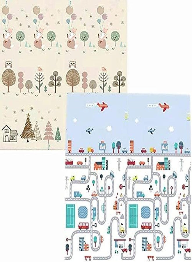 Rexez Extra Large Reversible Baby Play Mat, BPA Free Learning & Crawling Foldable Foam Mat (6.5x5 ft, 0.6cm Thickness) Multicolor - Image 3