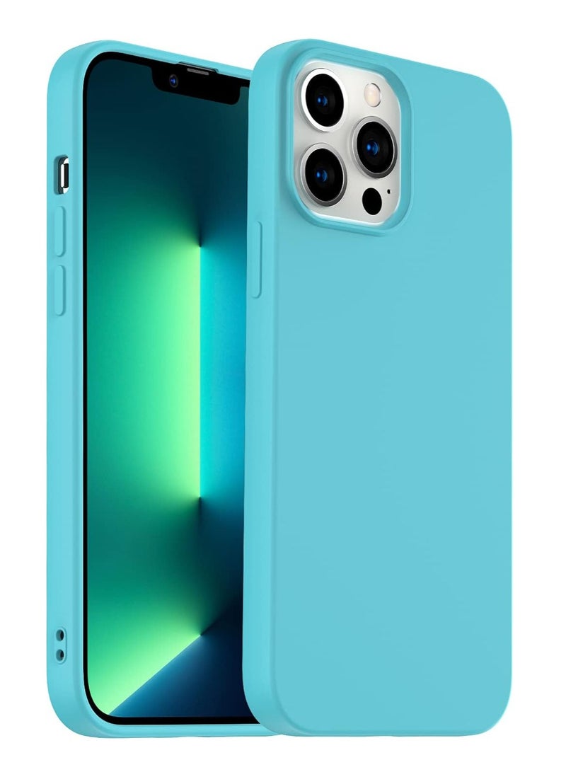 BORTONY iPhone 13 Pro Case 6.1 Inch Liquid Silicone Anti Scratch Anti Fingerprint Soft Silky Touch Shockproof Protective Cover - Image 1