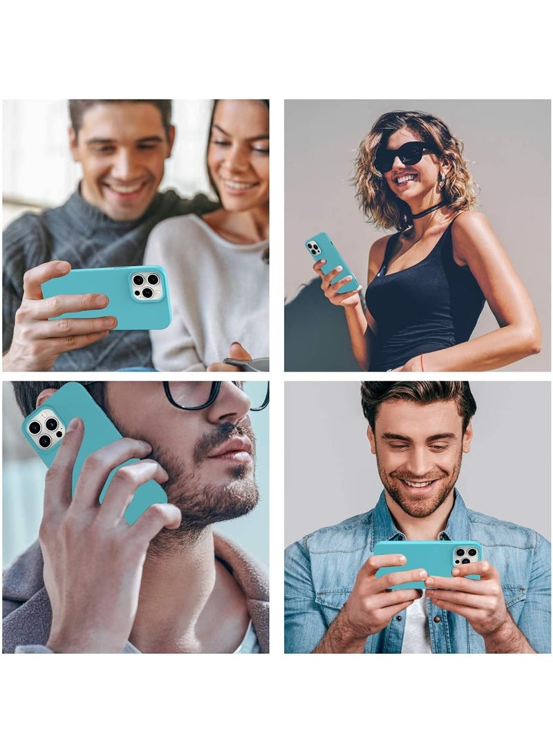 BORTONY iPhone 13 Pro Case 6.1 Inch Liquid Silicone Anti Scratch Anti Fingerprint Soft Silky Touch Shockproof Protective Cover - Image 4