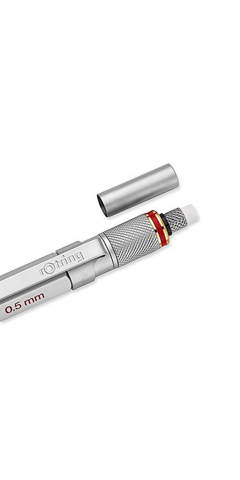 rOtring 800+ Mechanical Pencil and Touchscreen Stylus, 0.5 mm, Silver - Image 5