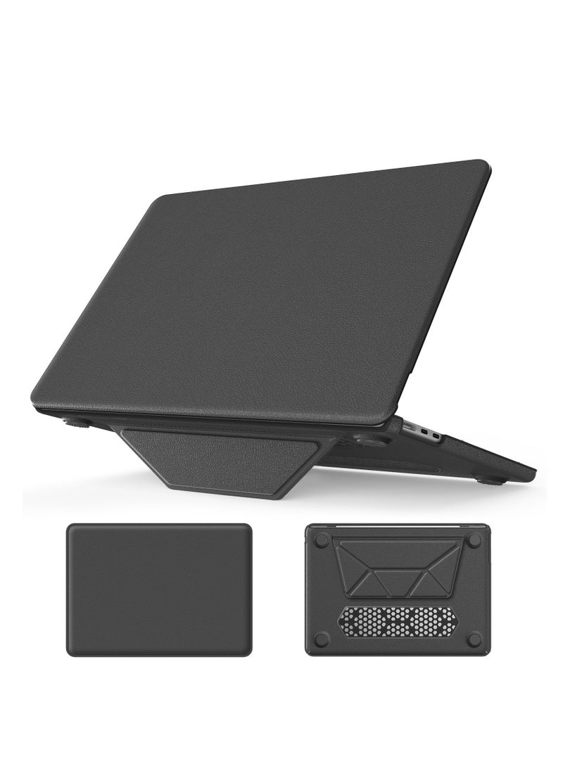 Mac Book pro 13 2018/2020/2022 Business Leather Case with Built-in Stand and Bumper Protector Black - pzsku/ZD743041453FA11B6BDDEZ/45/_/1740300754/f2eeec3b-df04-430e-b889-16af6c9973fd