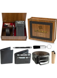 Grande Genuine Leather Men's Wallet & Card Holder and Belt Set  - Image 1