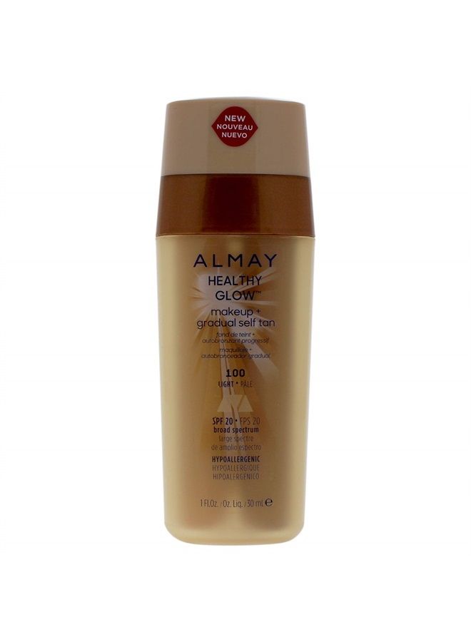 Almay Healthy Glow Makeup & Gradual Self Tan, Light - Image 1