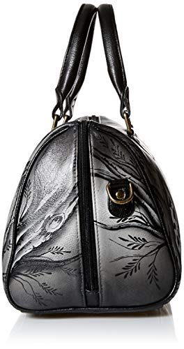 Anna by Anuschka womens Satchel Bag, African Leopard, One Size US - Image 3