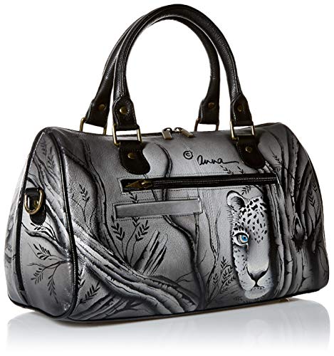 Anna by Anuschka womens Satchel Bag, African Leopard, One Size US - Image 2