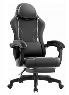 ACPLAY Luxury Gaming Chair, High-Back Ergonomic Support, Adjustable Recline & Retractable Footrest, Breathable PU Leather, Ultimate Comfort & Durability  - Image 1