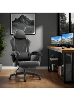 ACPLAY Luxury Gaming Chair, High-Back Ergonomic Support, Adjustable Recline & Retractable Footrest, Breathable PU Leather, Ultimate Comfort & Durability  - Image 3