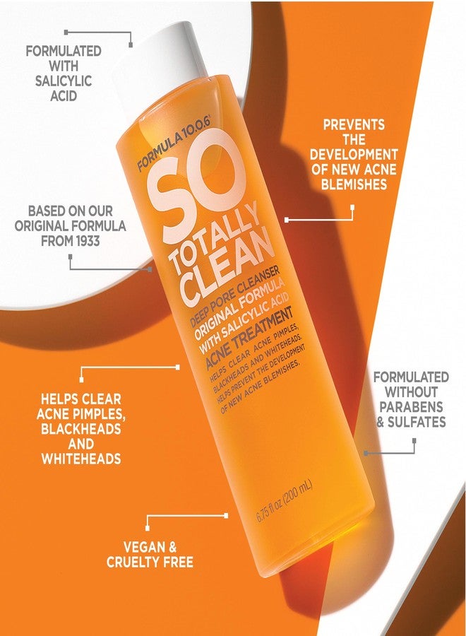 Formula 10.0.6 So Totally Clean Deep Pore Cleanser with Salicylic Acid 6.75 fl oz (200ml - Image 3