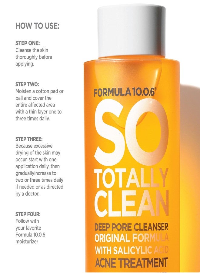 Formula 10.0.6 So Totally Clean Deep Pore Cleanser with Salicylic Acid 6.75 fl oz (200ml - Image 4