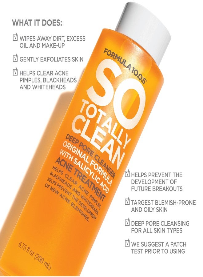 Formula 10.0.6 So Totally Clean Deep Pore Cleanser with Salicylic Acid 6.75 fl oz (200ml - Image 2
