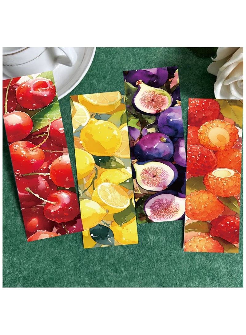 30 Pieces Fruit Bookmarks for Kids for Educational Office School Students Reader Supplies - Image 5