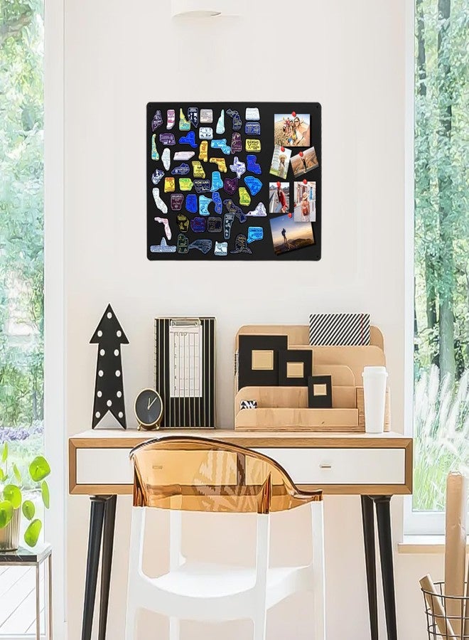 MAXECHO 2 Pack Black Magnetic Bulletin Board, 17.5"×13.5" Magnet Boards for Wall, Cabinet to Display Photos, Notes - Image 5