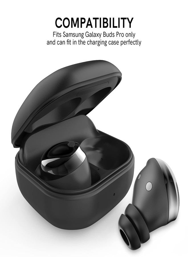 Delidigi for Galaxy Buds Pro Ear Tips, 6 Pairs Double Flange Silicone Eartips Earbuds Earplug Replacement Accessories Compatible with Samsung Galaxy Bus Pro 2021 S/M/L Size - Image 3