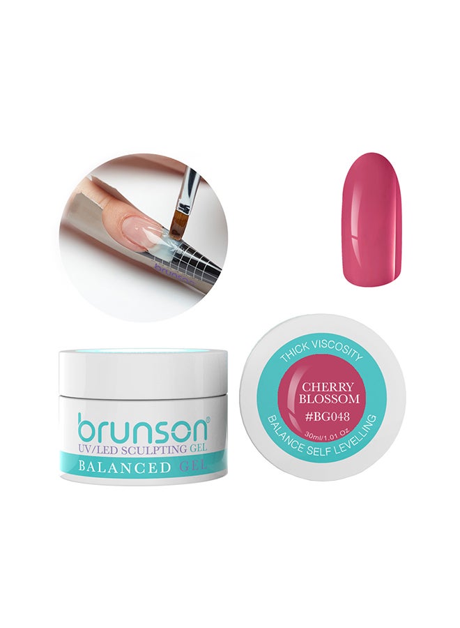 brunson Sculpting Camouflage Uv Builder Gel Balanced Level Gel Uv Sculpting Nail Gel System 30Ml Cherry Blossom Bg048