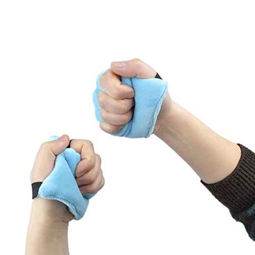 rainbowstar 1 Pair Palm Protector with Finger Separators for Contracture Prevention Pad Comfortable Hand Cushion - Image 2