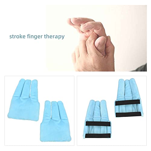 rainbowstar 1 Pair Palm Protector with Finger Separators for Contracture Prevention Pad Comfortable Hand Cushion - Image 5