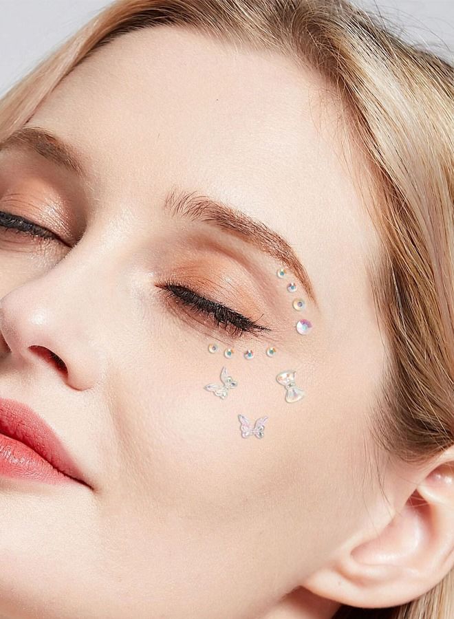 Self-adhesive crystal stone face and body tattoo stickers for face body and nail decoration - Image 3