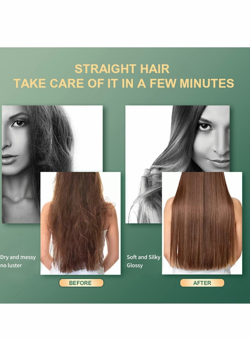 كاست ويف فرشاة فرد الشعر، مشط فرد الشعر السيراميكي سريع التسخين ومضاد للحروق مع شاشة رقمية - Image 5