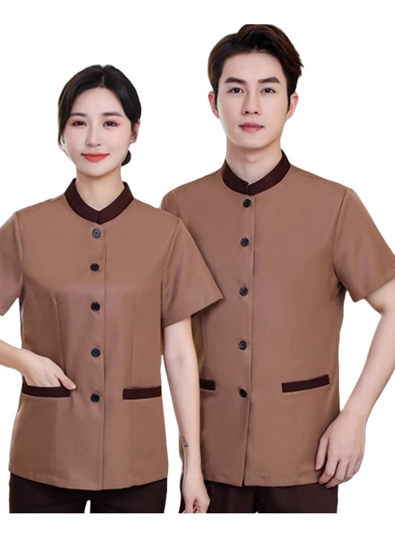 KUYING New Summer Cleaner Work Clothes 
