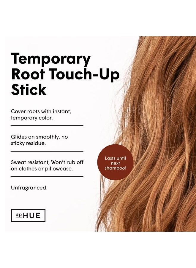Root Touch-Up Stick, Red - Temporary Hair Color & Blend Brush Stick - Instant, Natural-Looking Gray Root Coverage - Easy to Apply - Longwear, Sweat-Resistant Formula