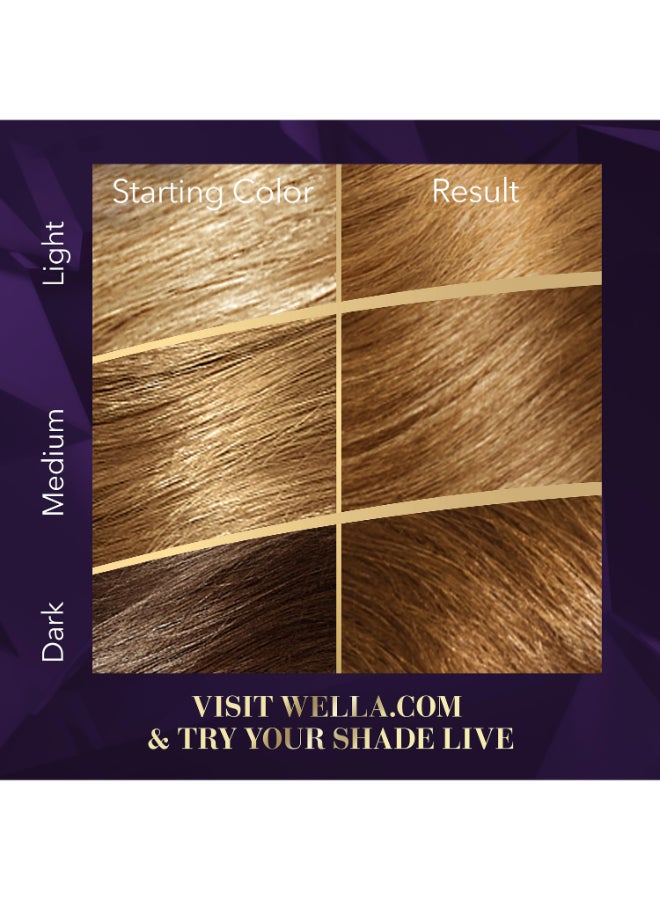 WELLA Koleston Supreme Hair Color 7/3 Dazzling Hazelnut - Image 3