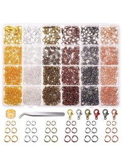 cridoz Jump Rings Cridoz 2340Pcs Open Jump Rings And Lobster Clasps Jewelry Making Supplies Kit For Necklace And Jewelry Repair  - Image 1