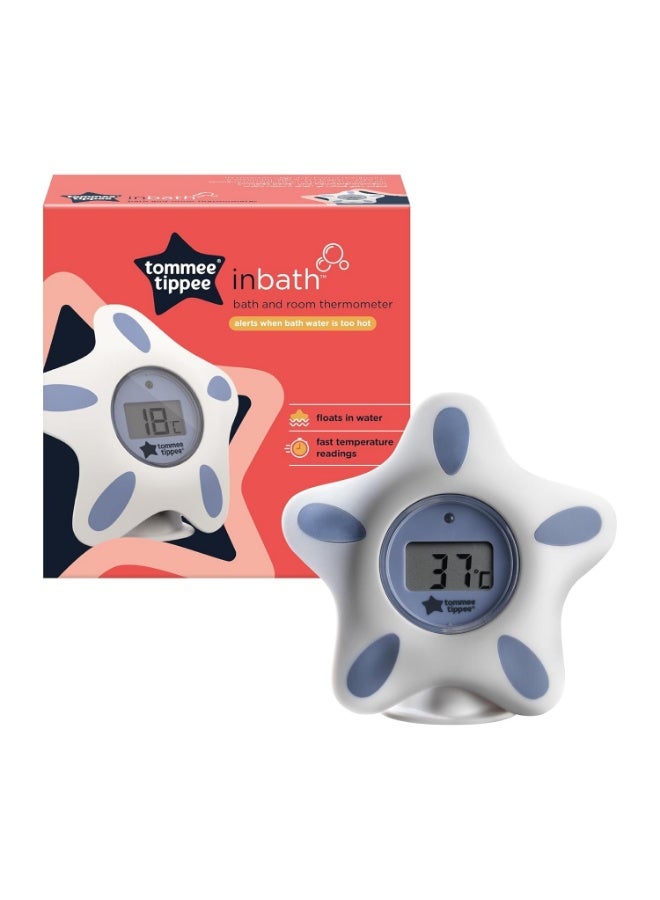 Tomme Tippee Tommee Tippee InBath Digital Thermometer for Baby Bath and Room, Waterproof and Floats in Water, 3 Second Readings on Easy to Read LCD Display - Image 2