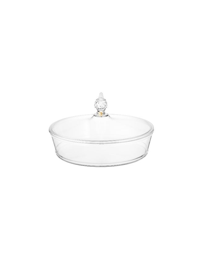 Dania 🍰✨ Luxury acrylic serving tray with lid – 25cm x 6cm high | Perfect for desserts, cakes, and upscale hospitality - Image 2