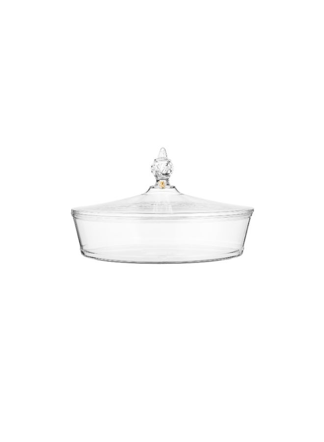 Dania 🍰✨ Luxury acrylic serving tray with lid – 25cm x 6cm high | Perfect for desserts, cakes, and upscale hospitality - Image 4