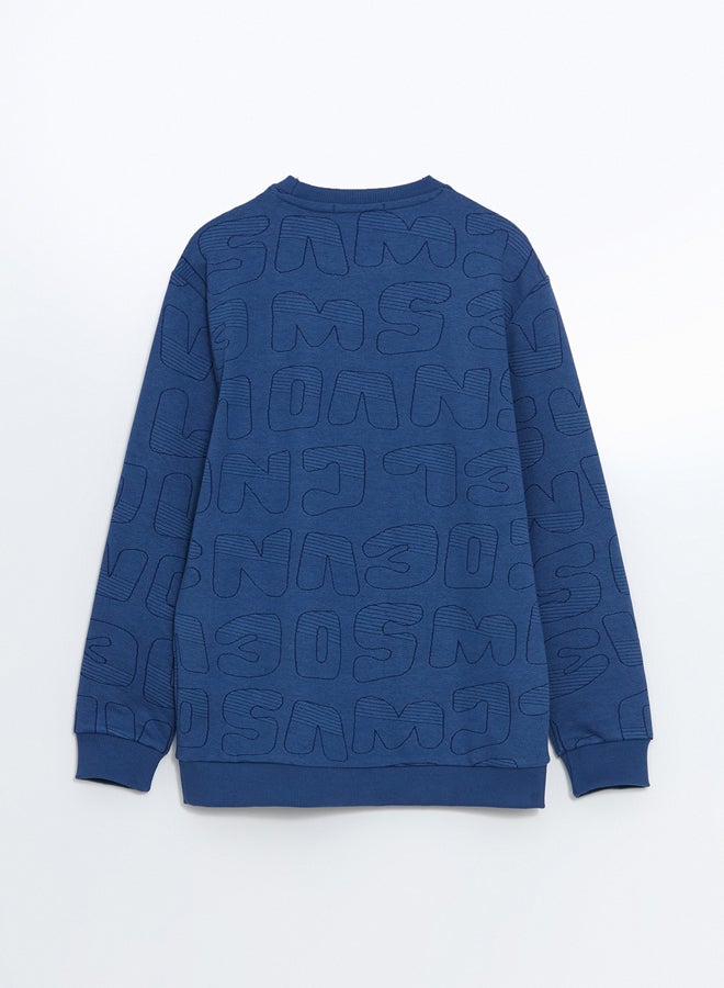 LC WAIKIKI Crew Neck Long Sleeve Printed Men's Sweatshirt  - Image 3
